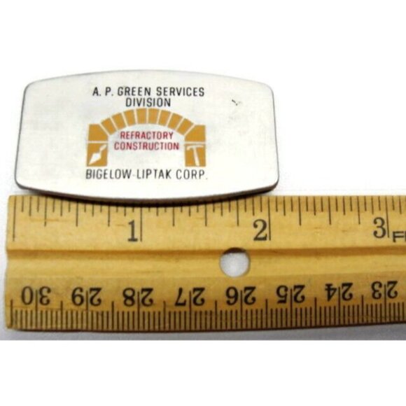 Money Clip Bigelow-Liptak Vintage Zippo One Blade One Nail File Stainless Steel - Picture 9 of 9